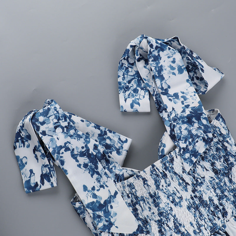 Sicily Mini Dress-Blue