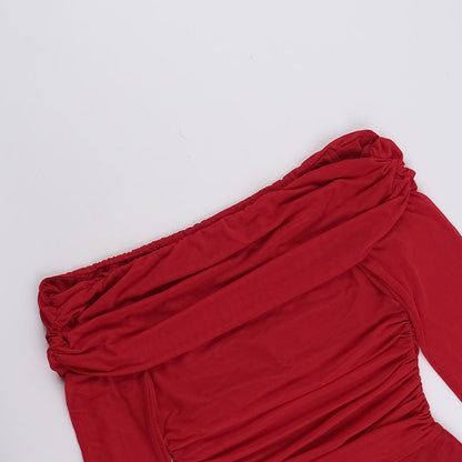 Flame Kissed Dress-Red