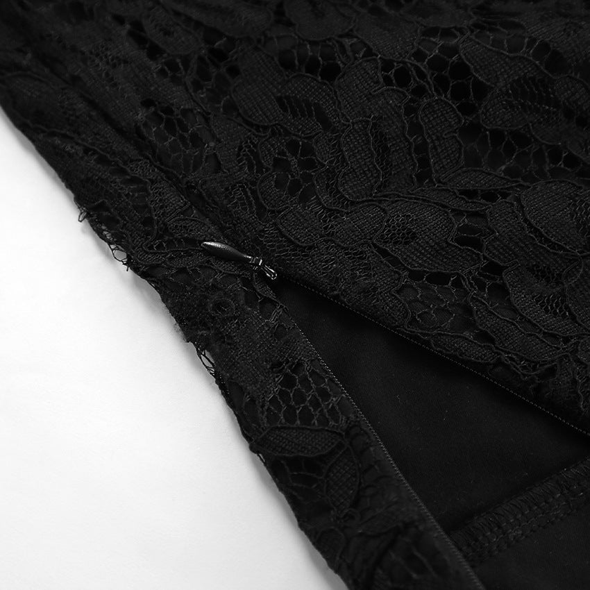 Scorpio Lace Skirt - Black