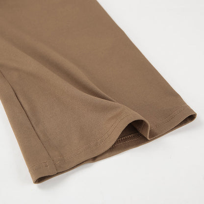 Mocha Mousse Mini Dress - Brown