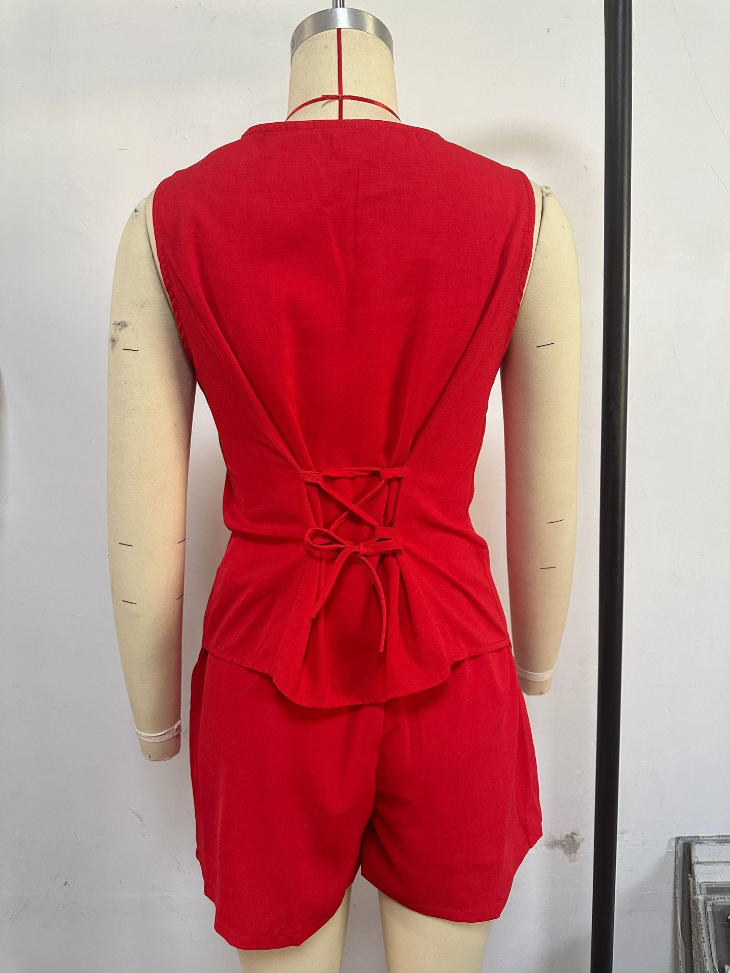 Garrett Co-Ord Set - Red