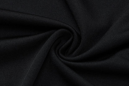 Gracing Date Bodycon Dress - Black