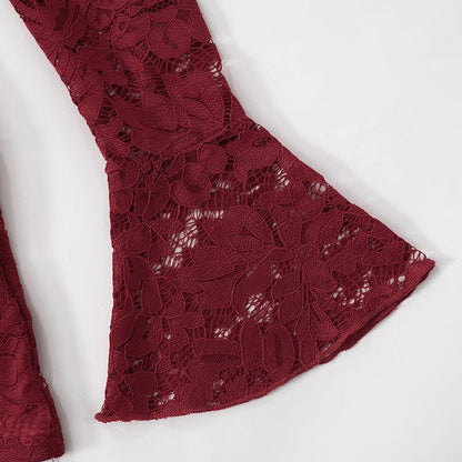 Ingram Mini Dress - Maroon