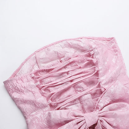 Antalya Mini Dress-Pink