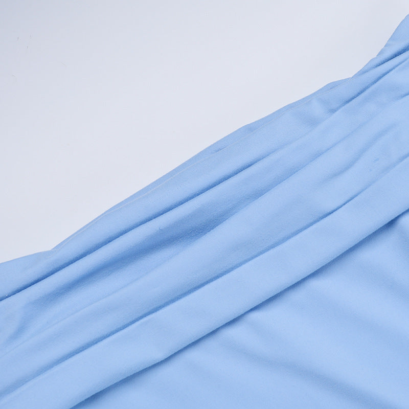 Vision Bodycon Dress-Blue