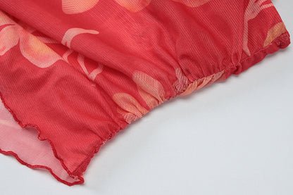 Rebus Maxi Dress - Red