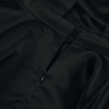 Bow-Gate Mini Dress - Black