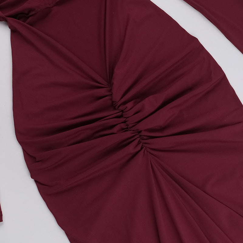Mulberry Maxi Dress - Maroon