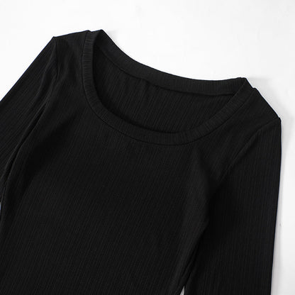 Trent Top With Umbrella Cuff Sleeves - Black