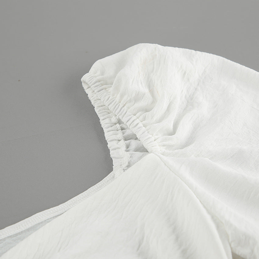 Fae Off Shoulder Dress - White