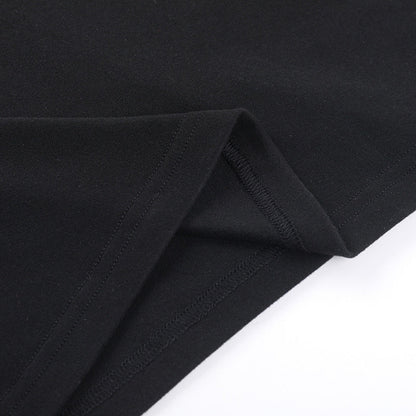 Onyx Fur Midi Dress - Black