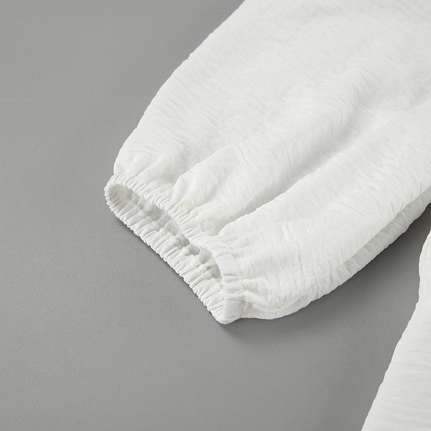 Fae Off Shoulder Dress - White