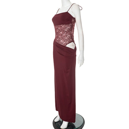 Stella Maxi Dress - Maroon