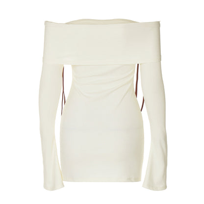 Rhode Mini Dress - Apricot