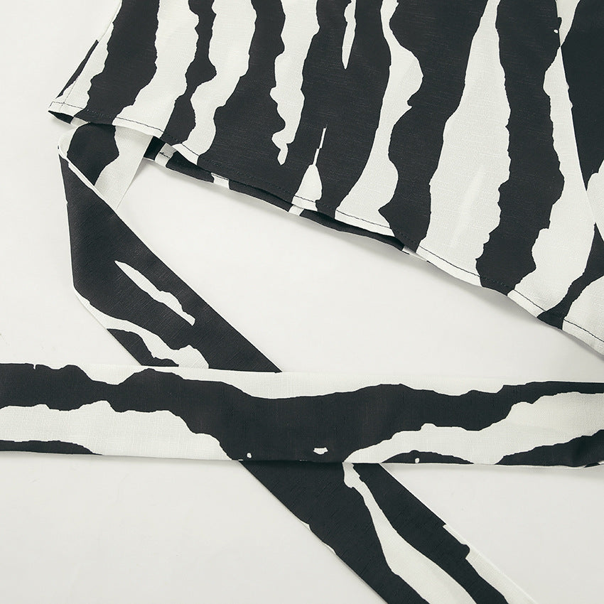 Bold Stripe Coord -  Black