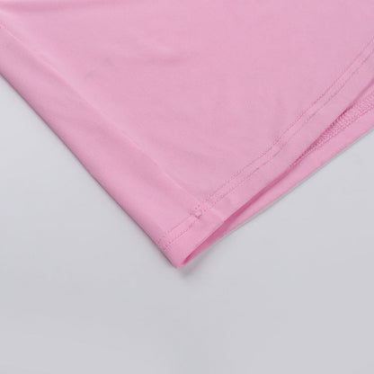 Rosier Slit Dress-Pink