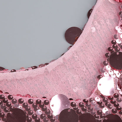 Shine On Mini Dress - Pink