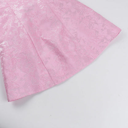 Moriyon Mini Dress-Pink