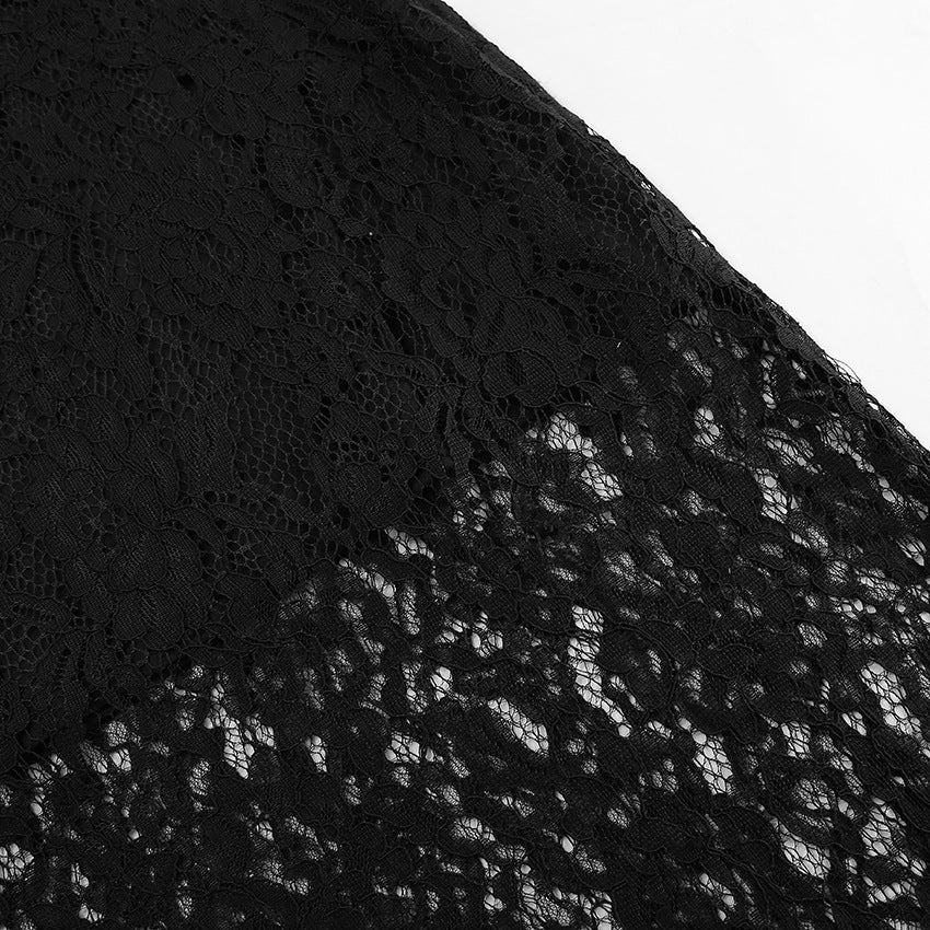 Scorpio Lace Skirt - Black