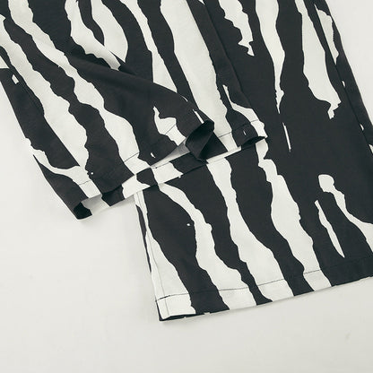 Bold Stripe Coord -  Black