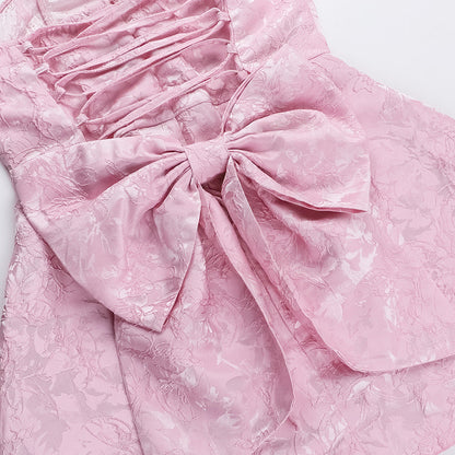 Antalya Mini Dress-Pink