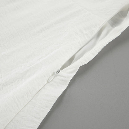 Fae Off Shoulder Dress - White