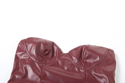 Maroon Magic Dress - Maroon