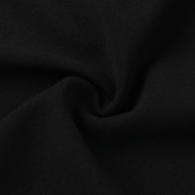 Bloom Skater Dress-Black