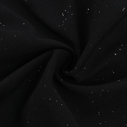 Graceful edge Dress-Black