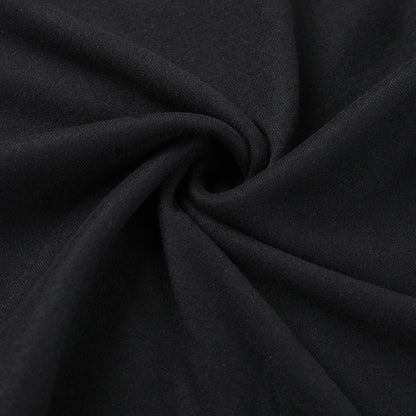 Onyx Fur Midi Dress - Black