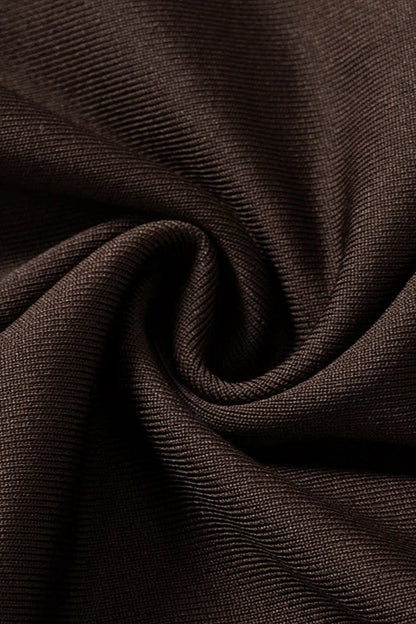 Lace Up Halter Mini Dress