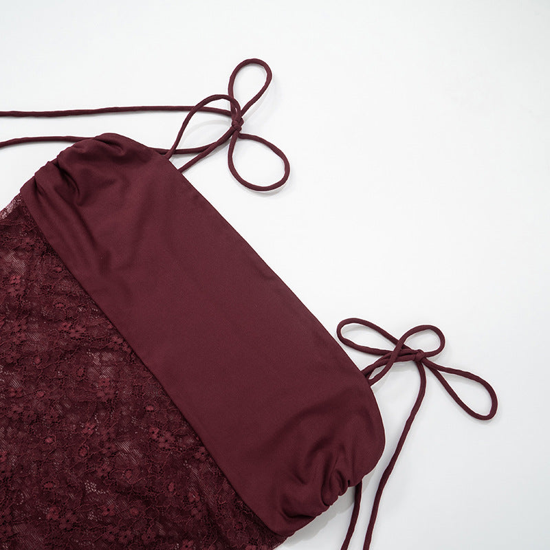 Stella Maxi Dress - Maroon