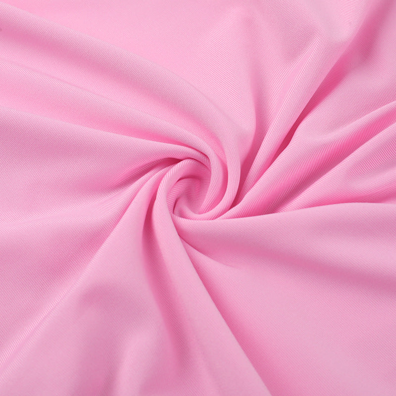 Rosier Slit Dress-Pink