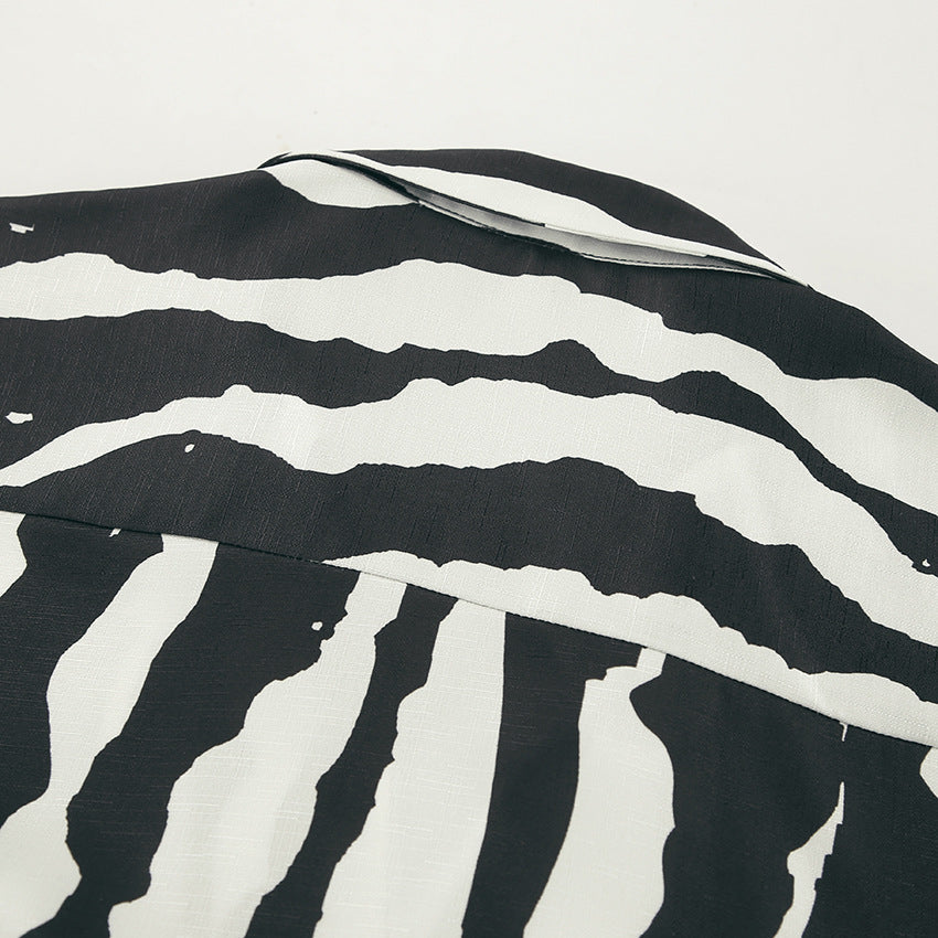 Bold Stripe Coord -  Black