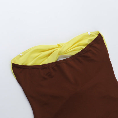 Jonjo Maxi Dress - Brown