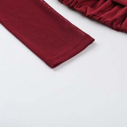 Rave Mini Bodycon-Red