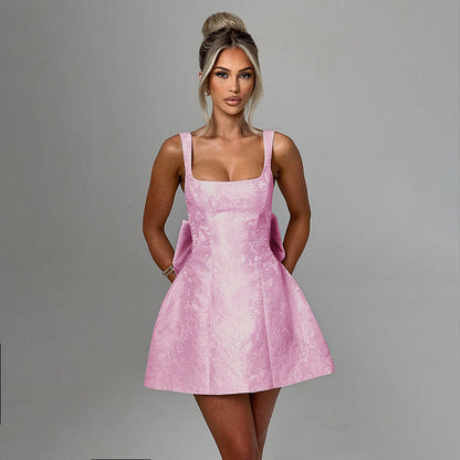 Moriyon Mini Dress-Pink