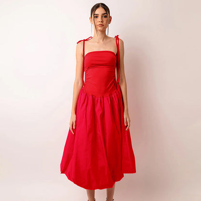 Katlene  Dress - Red