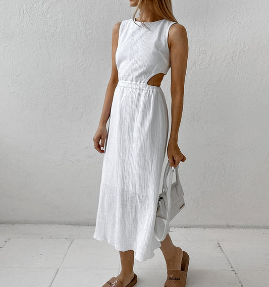 Durian Dress - White