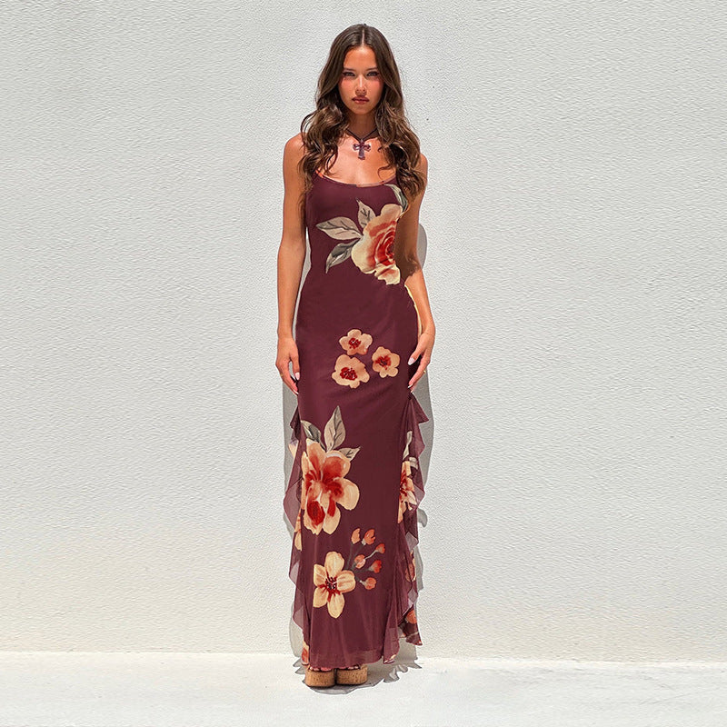 Russo Maxi Dress - Brown