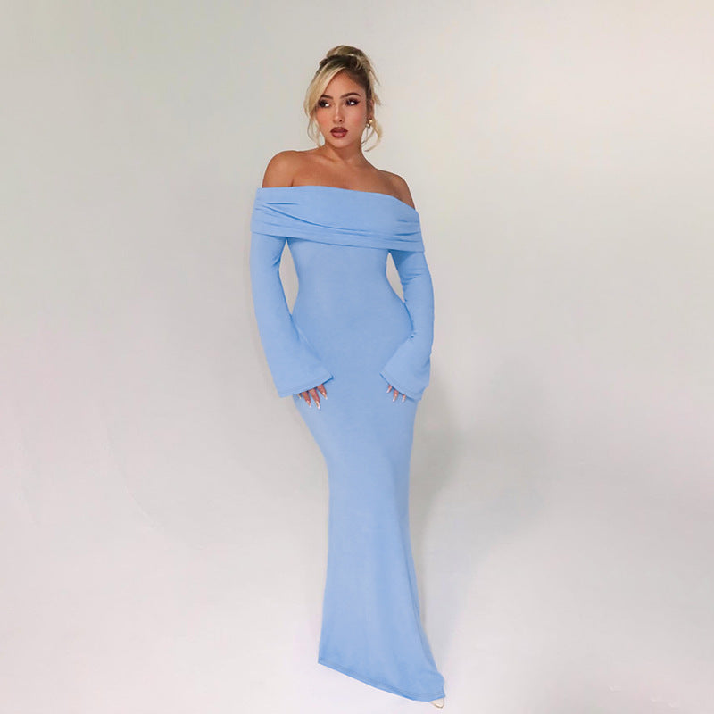 Vision Bodycon Dress-Blue