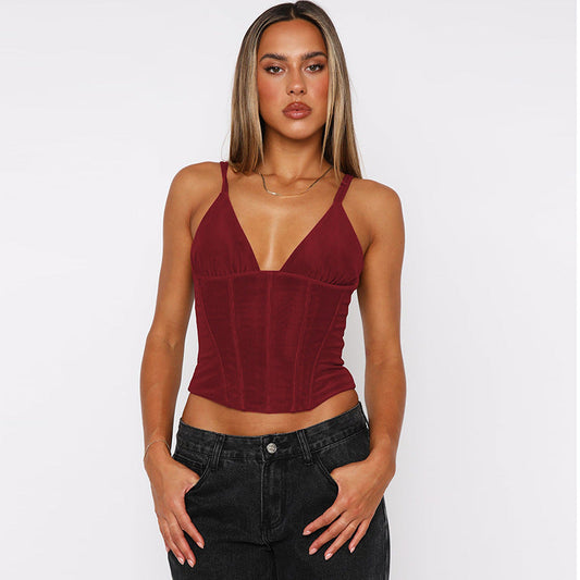 Warsaw Top - Maroon