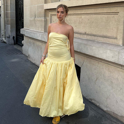 Katlene  Dress - Yellow