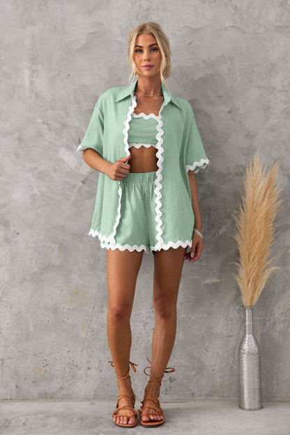 Usher Co-ord - Light Green