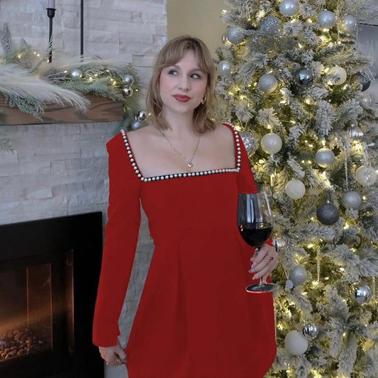 Timeless Beauty Dress -Red