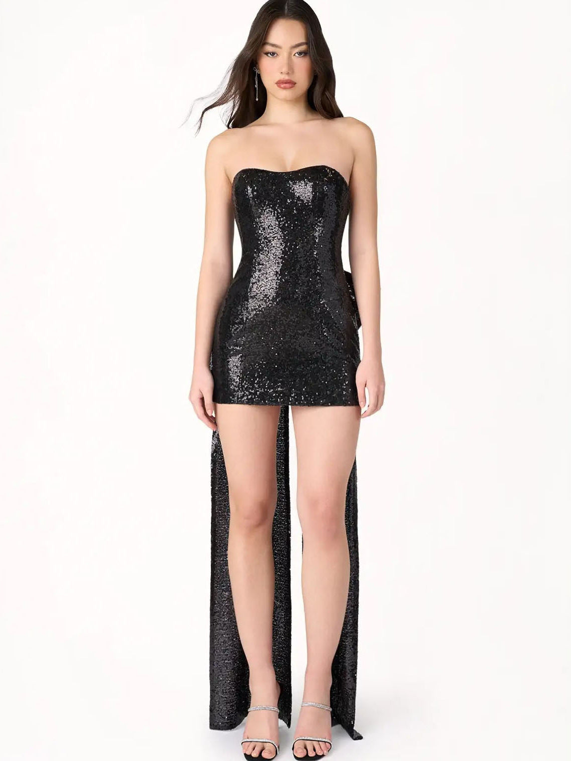 Glitz Mini Dress - Black