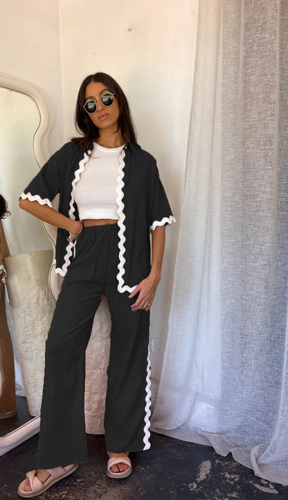 Fergie Co-ord Set - Black