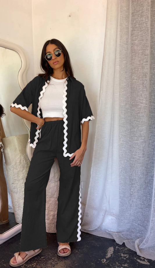 Fergie Co-ord Set - Black