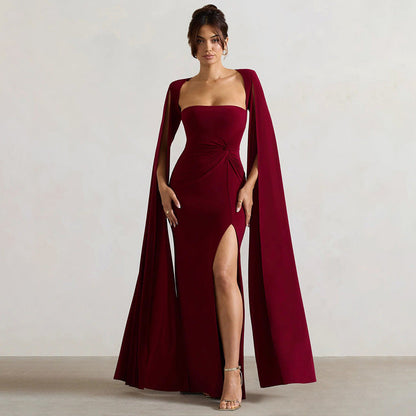 Symphony Dress - Maroon