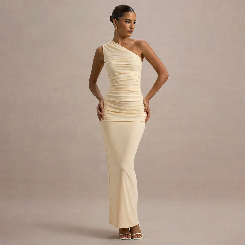 Zuma Assymetrical Dress - Yellow